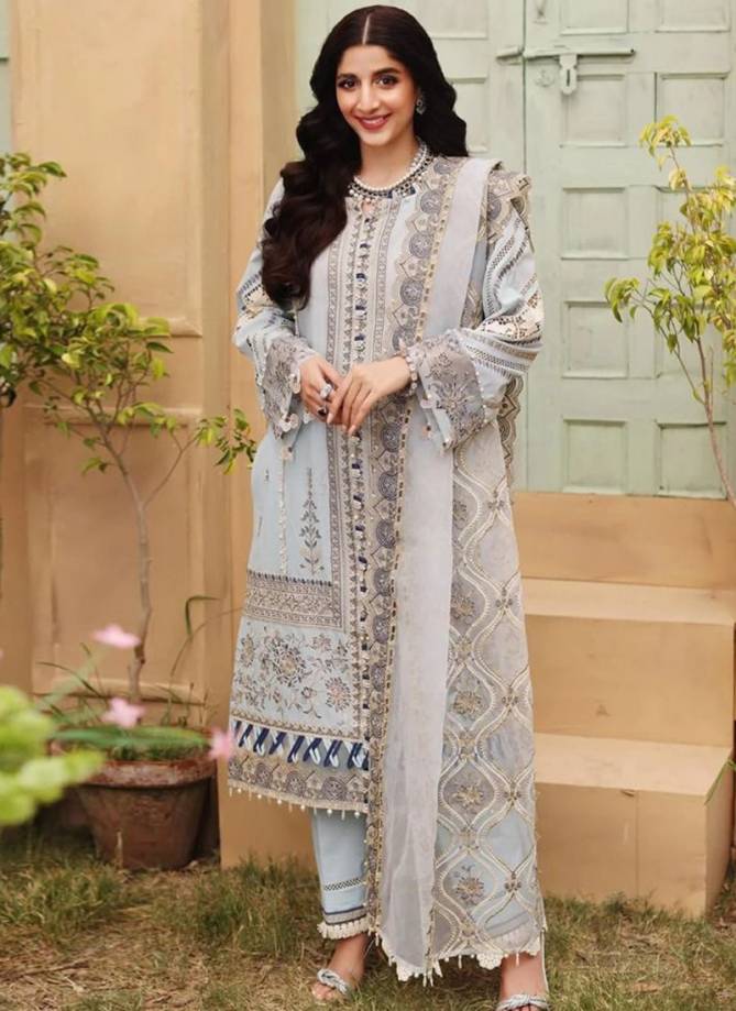 ELAF SUMMER 1 Heavy Festive Wear Pure Cotton Designer Pakistani Suit Collection